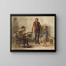 De dansles - Thomas Eakins — ingelijst kunstwerk aan de muur