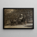 Het Vier-in-een-rij van Fairman Rogers, een ochtend in mei in het park - Thomas Eakins — ingelijst kunstwerk aan de muur