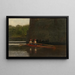 De roeiers, de broers Schreiber - Thomas Eakins — ingelijst kunstwerk aan de muur