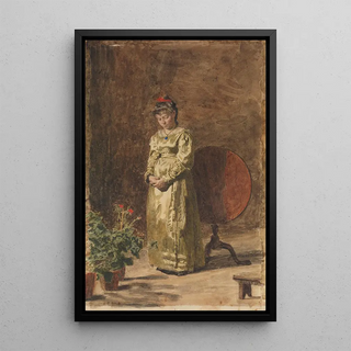 Thomas Eakins - Young Girl Meditating.webp