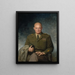 Dwight D. Eisenhower - Thomas Edgar Stephens — ingelijst kunstwerk aan de muur