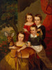 Portret van de kinderen Jones van Galveston - Thomas Flintoff — weergave van het kunstwerk