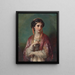Jessica - Thomas Francis Dicksee — framed artwork on a wall