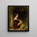 Waiting - Thomas Francis Dicksee — framed artwork on a wall
