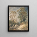 Weg door het platteland met zigeuners in rust - Thomas Gainsborough — ingelijst kunstwerk aan de muur