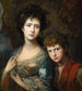 Elizabeth en Thomas Linley - Thomas Gainsborough — weergave van het kunstwerk