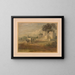 Landschap met paard, strijdwagen en ruïne - Thomas Gainsborough — ingelijst kunstwerk aan de muur