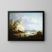 Strand met vissers - Thomas Gainsborough — ingelijst kunstwerk aan de muur