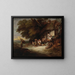 La porte du cottage - Thomas Gainsborough — ingelijst kunstwerk aan de muur