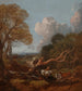 L'Arbre tombé - Thomas Gainsborough — weergave van het kunstwerk