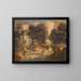 Boslandschap met boeren te paard - Thomas Gainsborough — ingelijst kunstwerk aan de muur