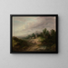 Bosrijk landschap op hoogte - Thomas Gainsborough — ingelijst kunstwerk aan de muur