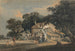 Een boerderij uit Devonshire - Thomas Girtin — weergave van het kunstwerk