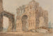 Arc de Janus naar Piranèse - Thomas Girtin — weergave van het kunstwerk