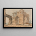 Arc de Janus naar Piranèse - Thomas Girtin — ingelijst kunstwerk aan de muur