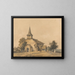Kerk van de kapel, Surrey - Thomas Girtin — ingelijst kunstwerk aan de muur