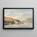 Kingswear gezien vanaf Dartmouth Devon - Thomas Girtin — ingelijst kunstwerk aan de muur