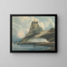 Château de Lindisfarne, Île Sainte-Marie, Northumberland - Thomas Girtin — ingelijst kunstwerk aan de muur