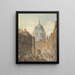 Cathédrale Saint-Paul depuis Saint-Martins-le-Grand - Thomas Girtin — ingelijst kunstwerk aan de muur