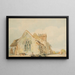 Kerk van Stellingham - Thomas Girtin — ingelijst kunstwerk aan de muur