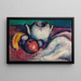 Natuurstudie met theepot en fruit - Thomas Hart Benton — ingelijst kunstwerk aan de muur