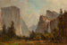 Poorten van Yosemite en Bridal Veil Falls - Thomas Hill — weergave van het kunstwerk
