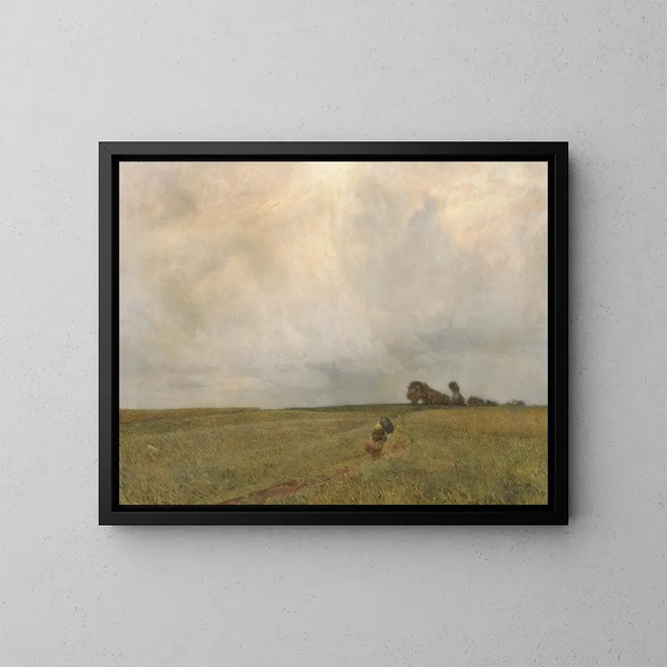 Storm and Rain - Thomas Leitner — framed artwork on a wall