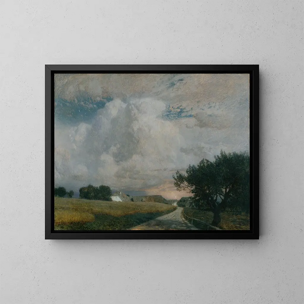 Storm Lightning - Thomas Leitner — framed artwork on a wall