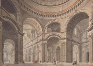 Thomas Malton the Younger - Interior of St Pauls Cathedral.webp