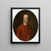 Gén. John Bradstreet - Thomas McIlworth — ingelijst kunstwerk aan de muur