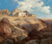 Een beetje Acoma, New Mexico - Thomas Moran — weergave van het kunstwerk