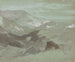 Kliffen van Ecclesbourne bij Hastings - Thomas Moran — weergave van het kunstwerk