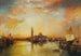 Paleis van het hertogdom bij zonsondergang - Thomas Moran — weergave van het kunstwerk