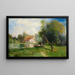 vlakbij East Hampton, Long Island - Thomas Moran — ingelijst kunstwerk aan de muur