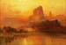 L'Heure dorée - Thomas Moran — weergave van het kunstwerk