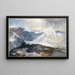 Het pad van de muggen, Rocky Mountains van Colorado, hoogte 12.000 voet - Thomas Moran — ingelijst kunstwerk aan de muur