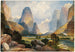 Vallée des eaux murmurantes, zuid-Utah - Thomas Moran — weergave van het kunstwerk