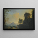 Italianate landscape painting with the tomb of the Plautii - Thomas Patch — framed artwork on a wall