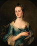Portret van een dame die wordt gezegd de echtgenote van Sir Robert Travers te zijn - Thomas Pope — weergave van het kunstwerk