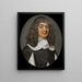 Portret van de President van Lamoignon - Thomas Prieur — ingelijst kunstwerk aan de muur