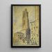 La Tour Saint-Jacques avant son dégagement - Thomas Shotter Boys — framed artwork on a wall