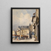 La rue des Prouvaires et l'église Saint-Eustache - Thomas Shotter Boys — ingelijst kunstwerk aan de muur