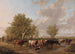 van een rivieroversteek in de buitenwijken van Canterbury - Thomas Sidney Cooper — weergave van het kunstwerk