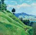 Landschapschilderij met berglandschap - Thomas Theodor Heine — weergave van het kunstwerk