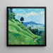 Landschapschilderij met berglandschap - Thomas Theodor Heine — ingelijst kunstwerk aan de muur
