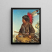 Jongen uit India in Fort Snelling - Thomas Waterman Wood — ingelijst kunstwerk aan de muur