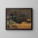 Masseida naakt liggend op een divan - Théophile Alexandre Steinlen — ingelijst kunstwerk aan de muur