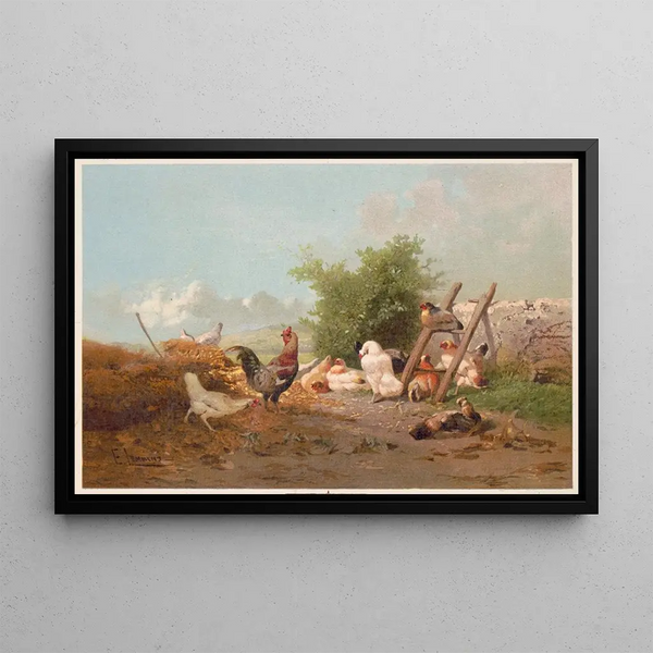 Thophile Victor Emile Lemmens - Poultry life.webp