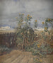 Zonnebloemen op een strand - Thorvald Niss — weergave van het kunstwerk