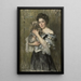 Mary Catherine Josephine Jordan 1866-1948 Wife of the painter George Hendrik Breitner - Thérèse Schwartze — framed artwork on a wall